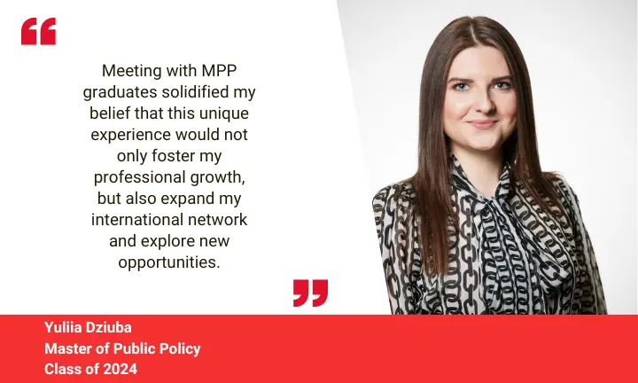 MPP Graduate testimonial
