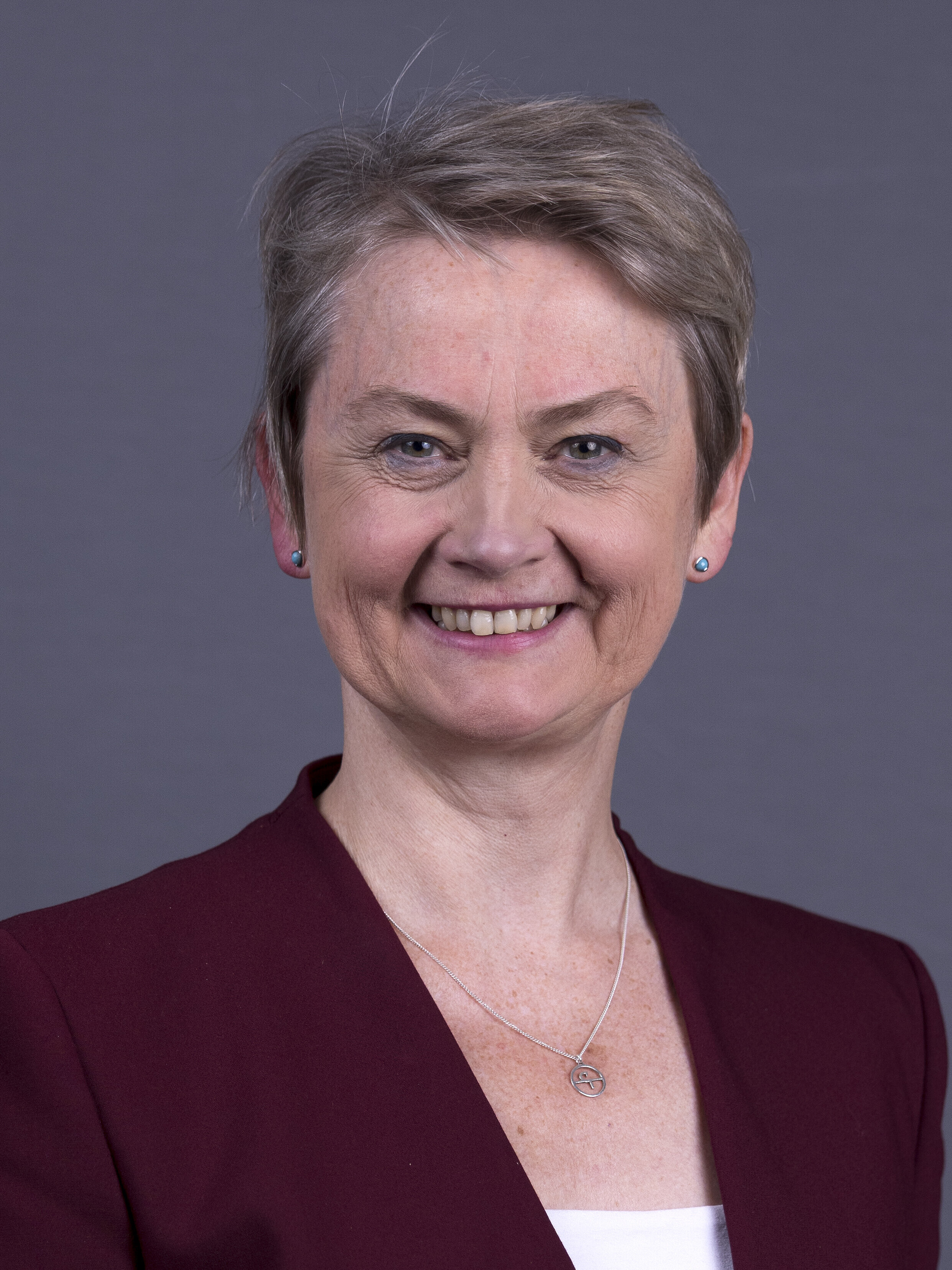 A headshot of Yvette Cooper