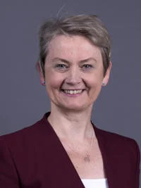 A headshot of Yvette Cooper