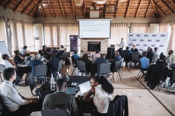 First edition of the ZEL Data for Policy Workshop, February 2025. Photo by IGC via Grey Rabbit Media, Lusaka