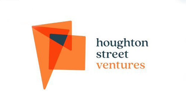 Houghton Street Ventures logo showing overlapping shapes in orange