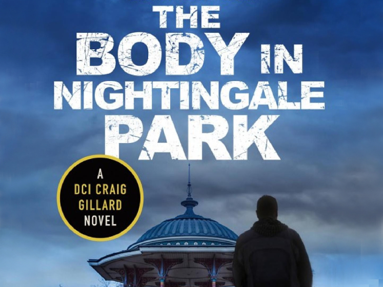 Book cover for Nick Louth''s book The Body in Nightingale Park