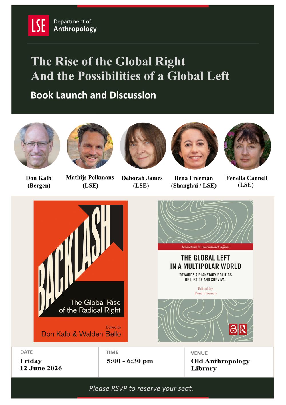 DEna Freeman Book Launch June 2026 poster