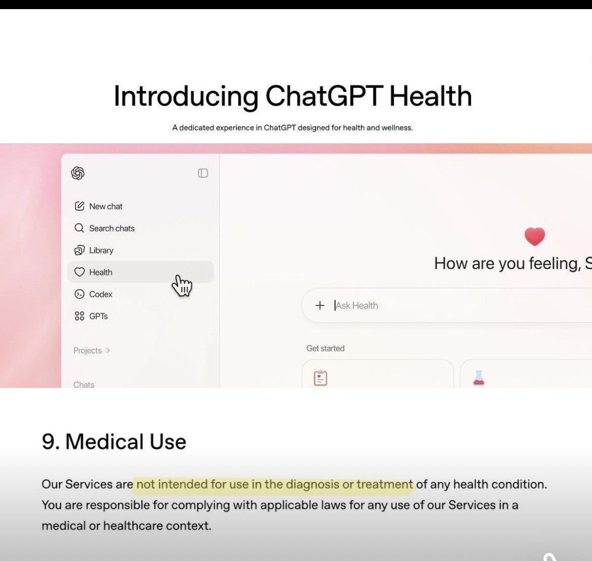 WH Algorithmic shift in healthcare ChatGPT