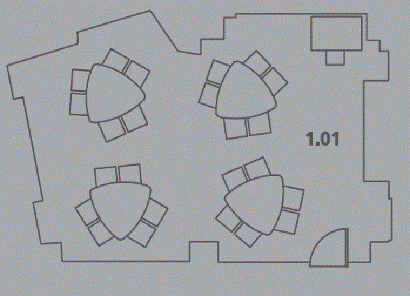 Floorplan of CLM.1.01
