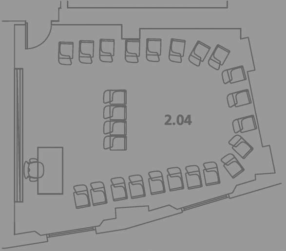 Floorplan of CLM.2.04
