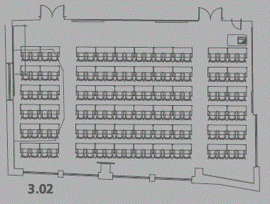 Floorplan of CLM.3.02