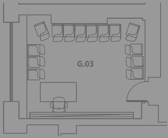Floorplan of CLM.G.03