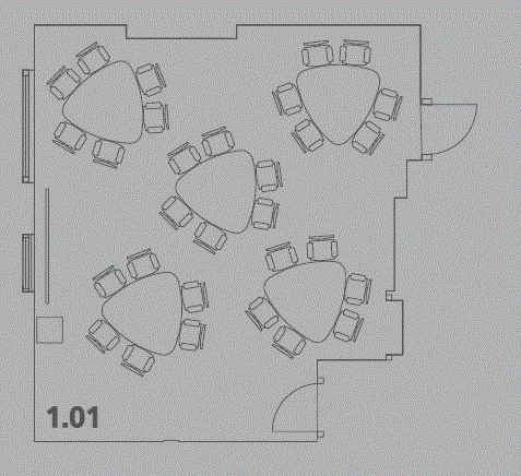 Floorplan of KSW.1.01