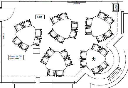 Floorplan of KSW.1.05