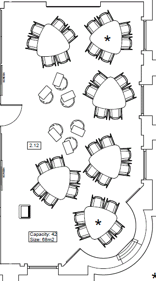 Floorplan of KSW.2.12