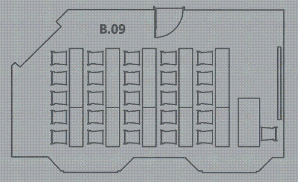 Floorplan of SAL.B.09
