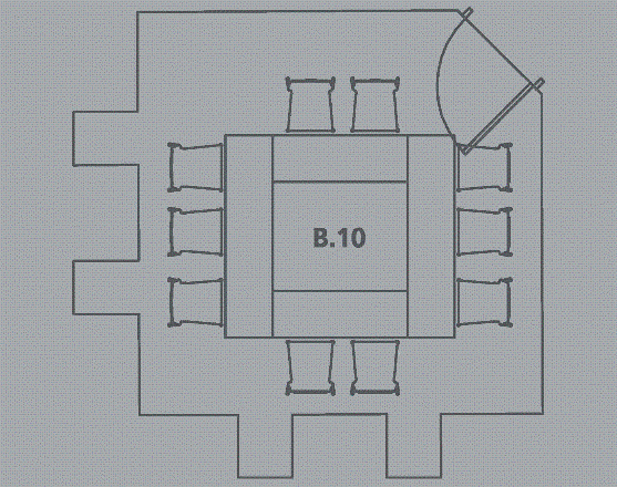 Floorplan of SAL.B.10