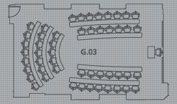 Floorplan of SAL.G.03