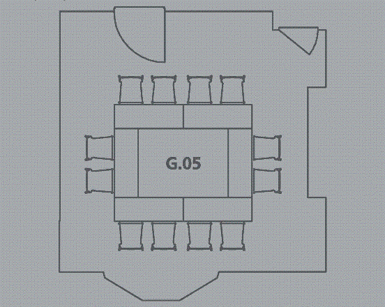 Floorplan of SAL.G.05