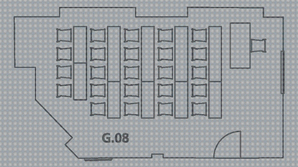 Floorplan of SAL.G.08