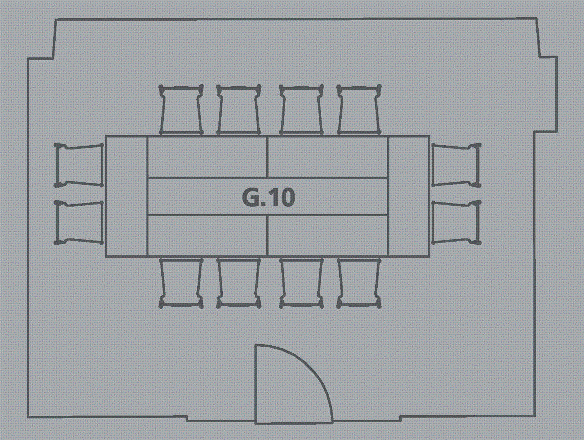 Floorplan of SAL.G.10