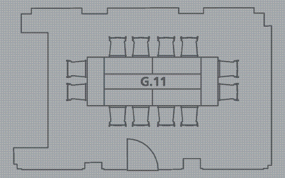 Floorplan of SAL.G.11
