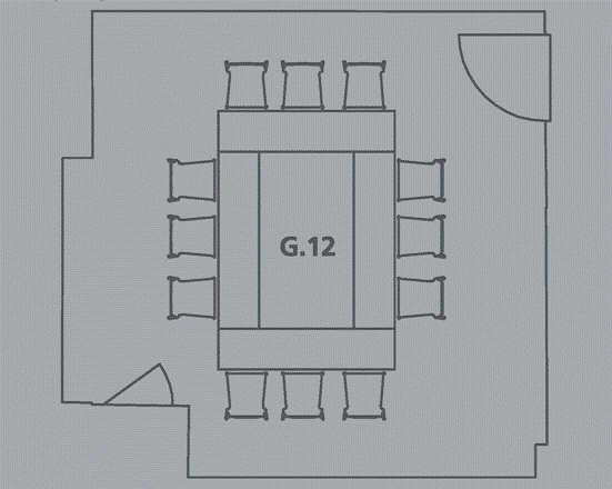 Floorplan of SAL.G.12