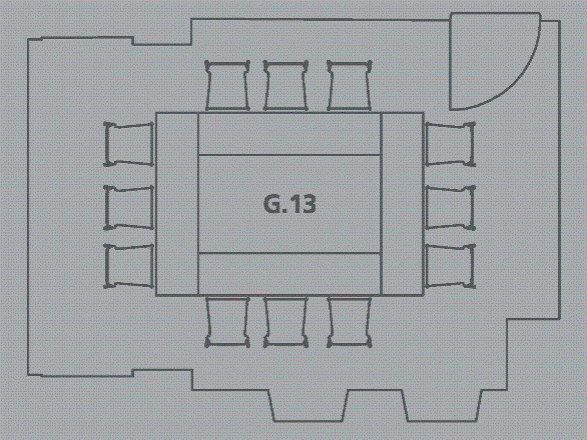 Floorplan of SAL.G.13