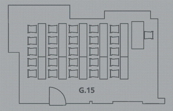 Floorplan of SAL.G.15