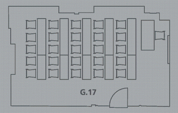 Floorplan of SAL.G.17
