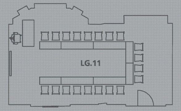 Floorplan of SAL.LG.11