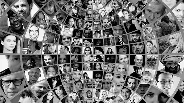 People collage