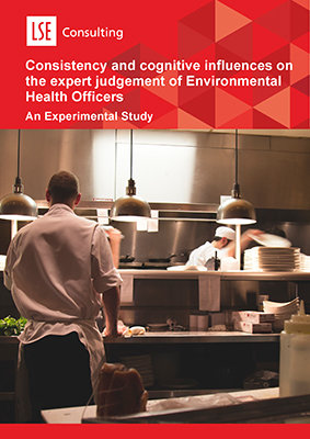 Consistency and cognitive influences on the expert judgement of Environmental Health Officers