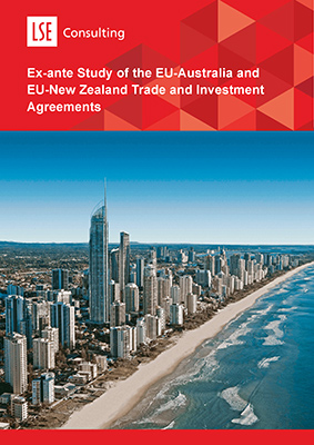Ex-ante study of the EU-Australia and EU-New Zealand trade and investment agreements