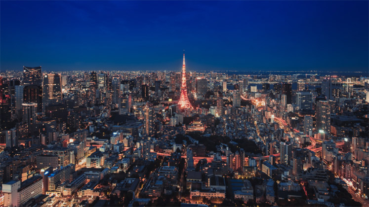 Tokyo at night