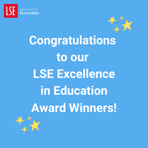Congratulations to our LSE Excellence in Education Award Winners! (1)