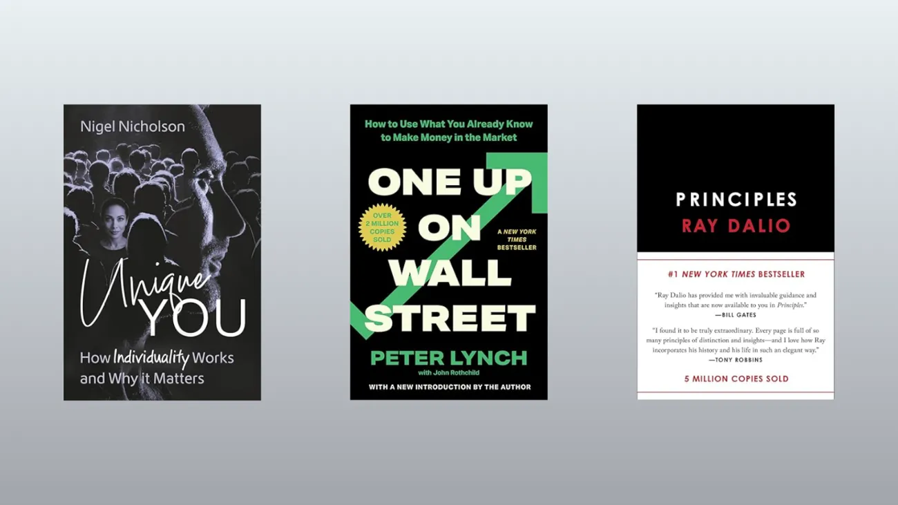 3 book covers