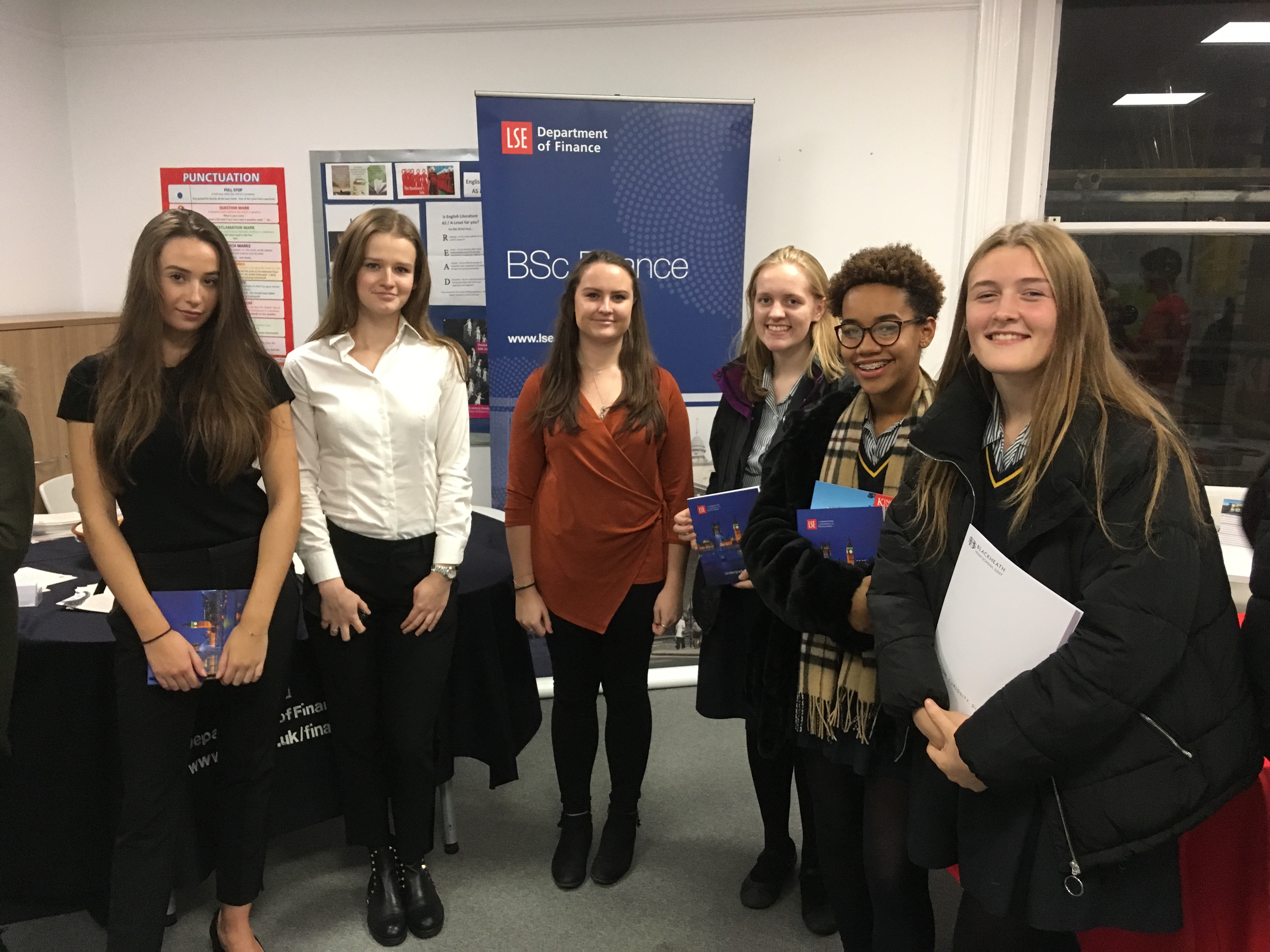 Students at Women in Finance & the City event