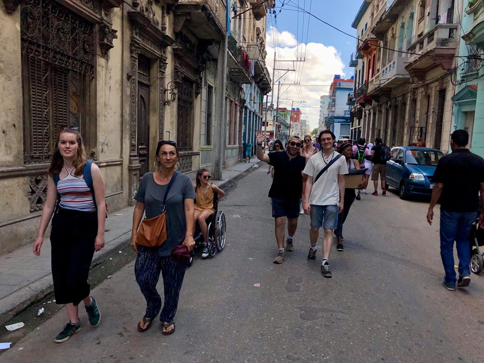 havana students on street