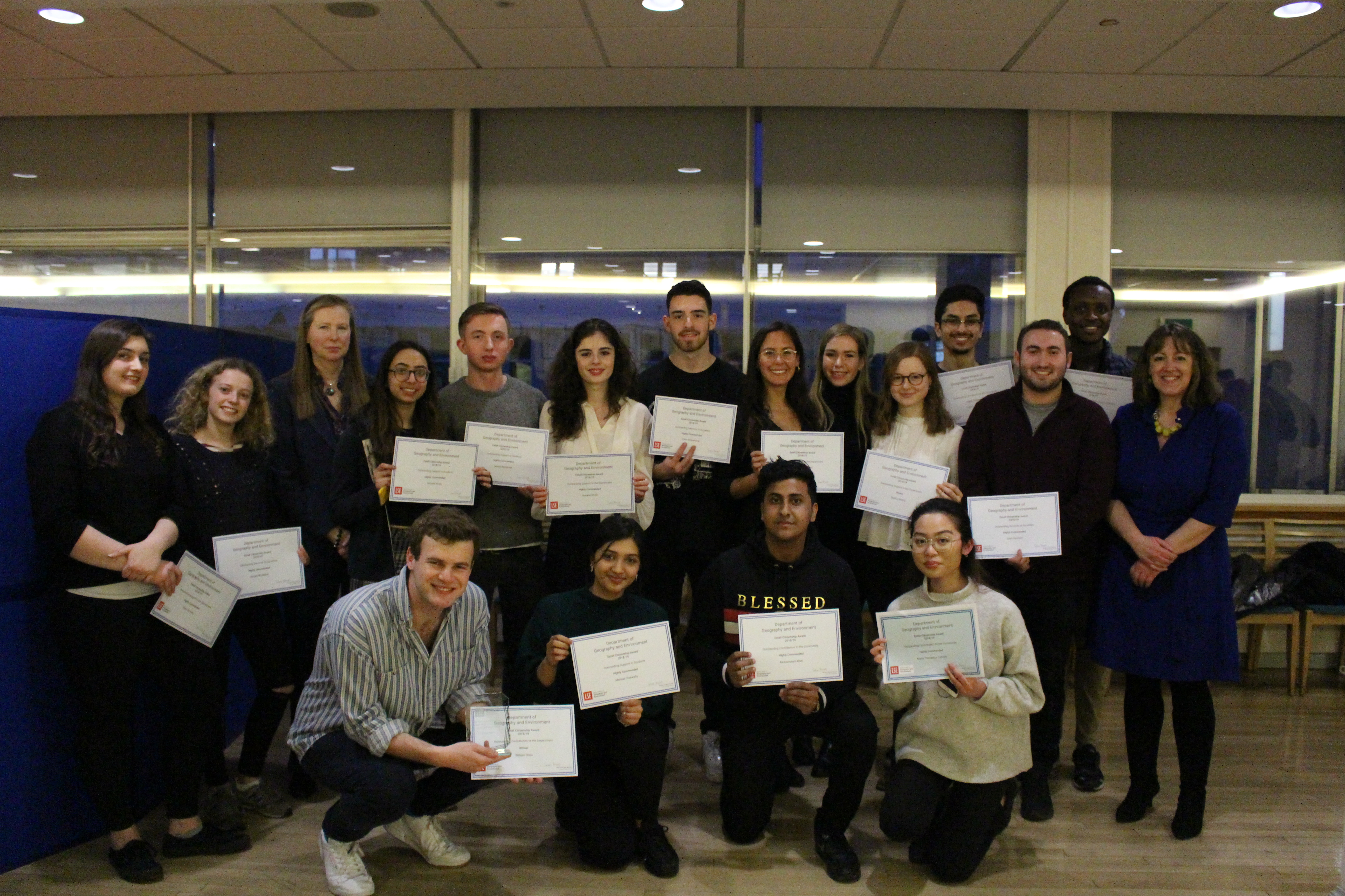 citizenship award group photo