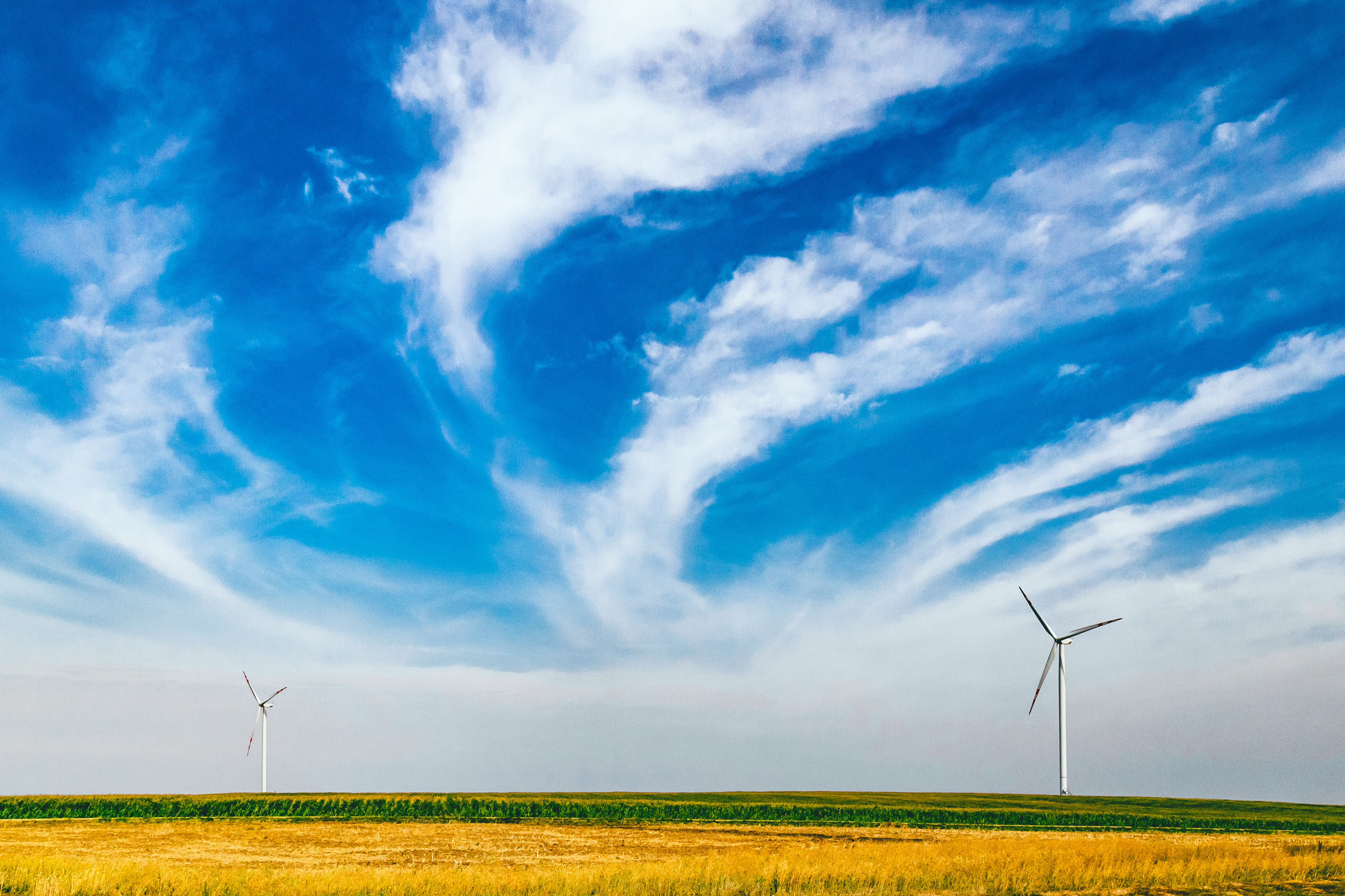 wind turbines