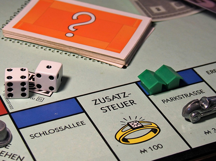 Photo of a monopoly board