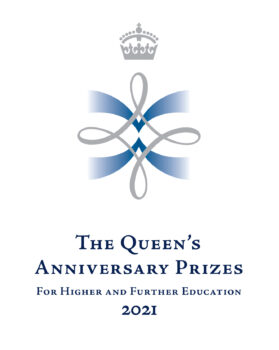 The Queen's Anniversary Prize 2021 logo