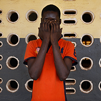 A portrait of a patient at the SL Psychiatric Hospital in Kissy, Sierra Leone Credit - World Bank and Dominic Chavez