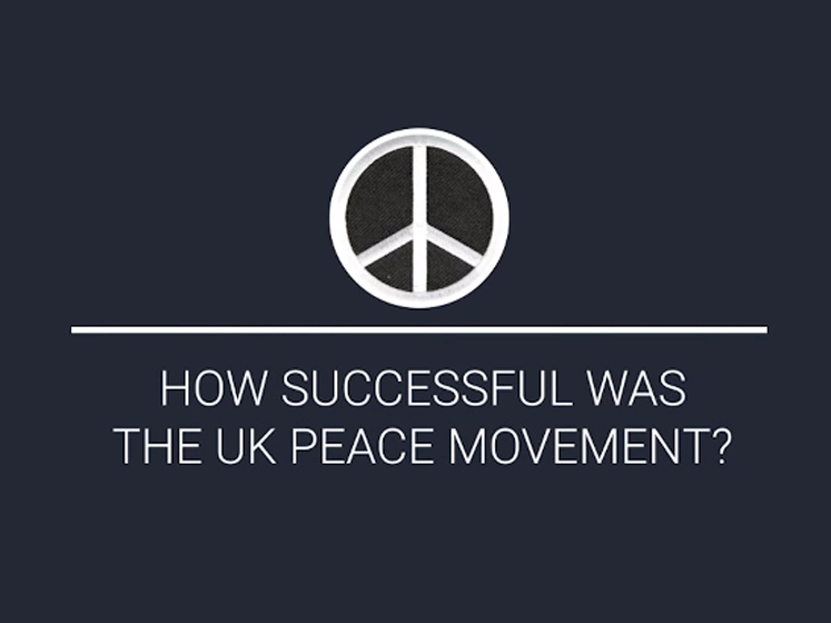 How successful was the UK peace movement?