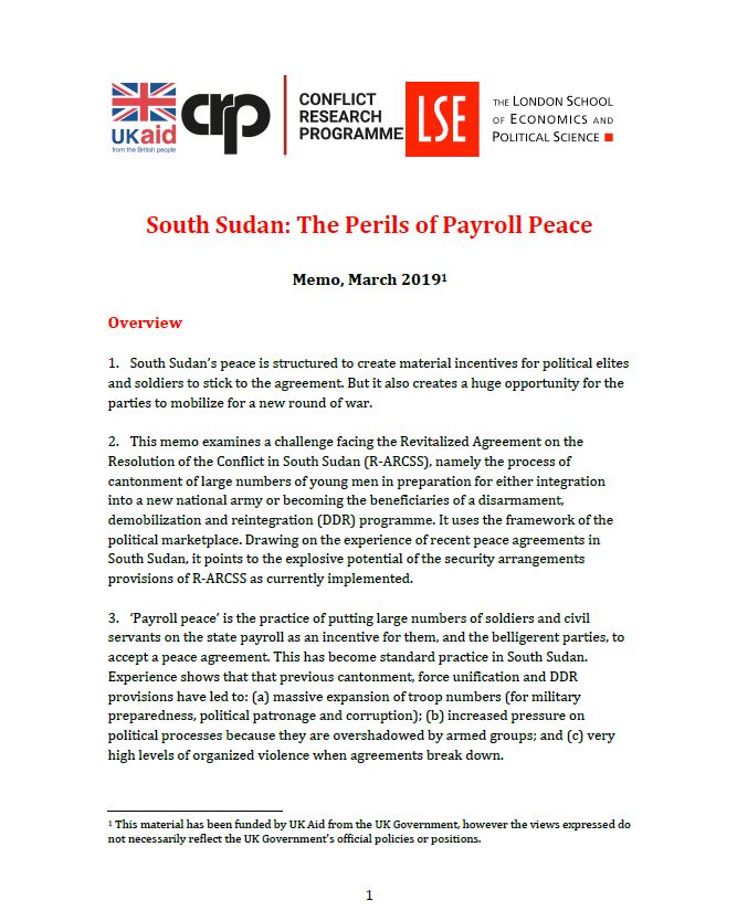 payroll ssudan-