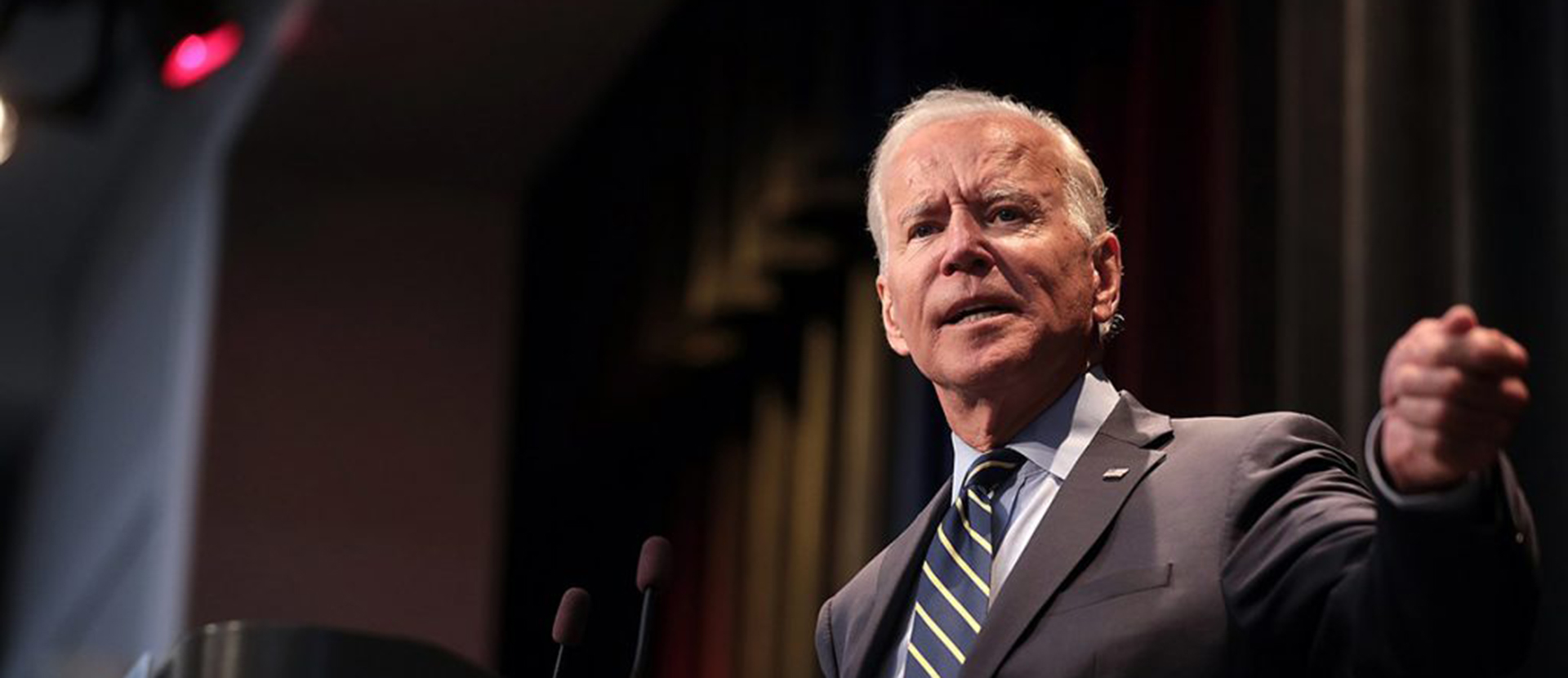 Joe Biden event banner