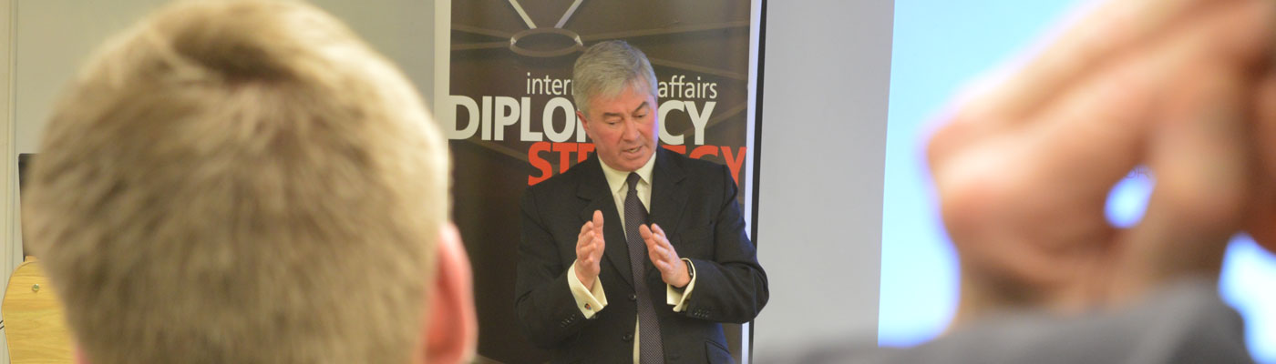 Sir Richard Barrons speaking at LSE IDEAS