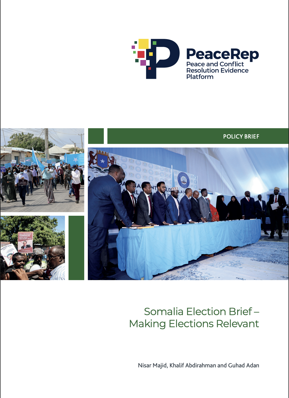 Somalia Election Brief – Making Elections Relevant