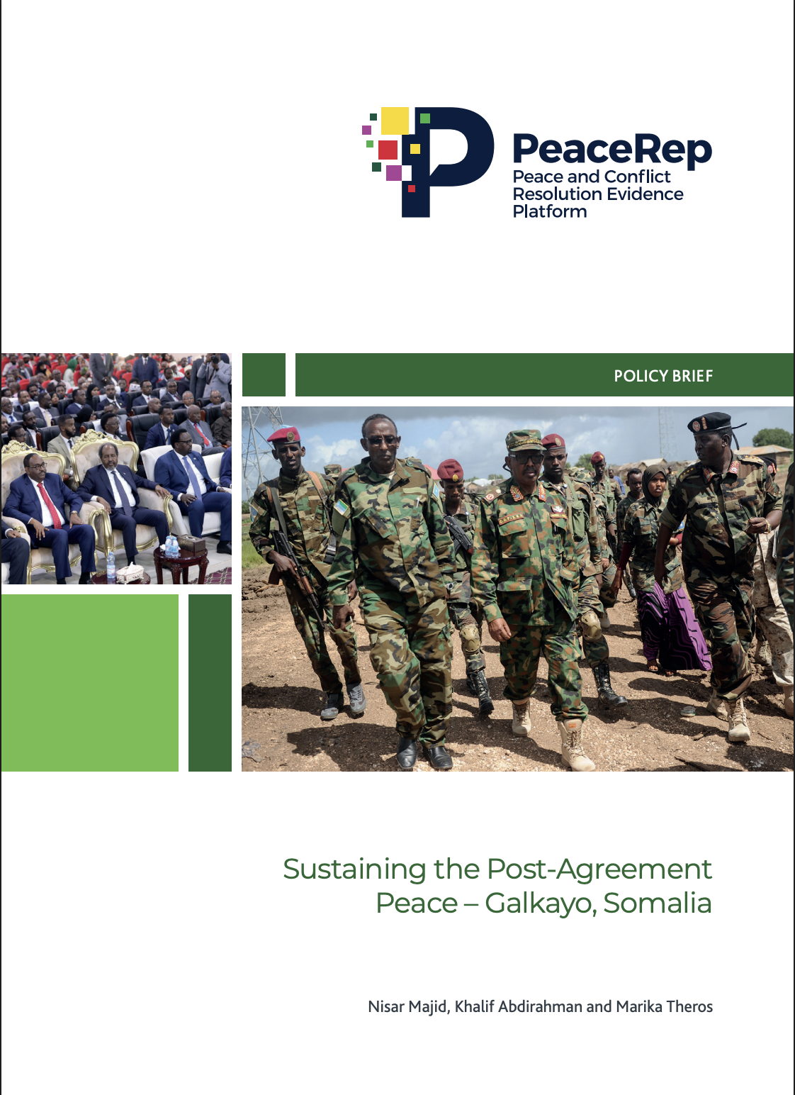 Sustaining the Post-Agreement Peace – Galkayo, Somalia