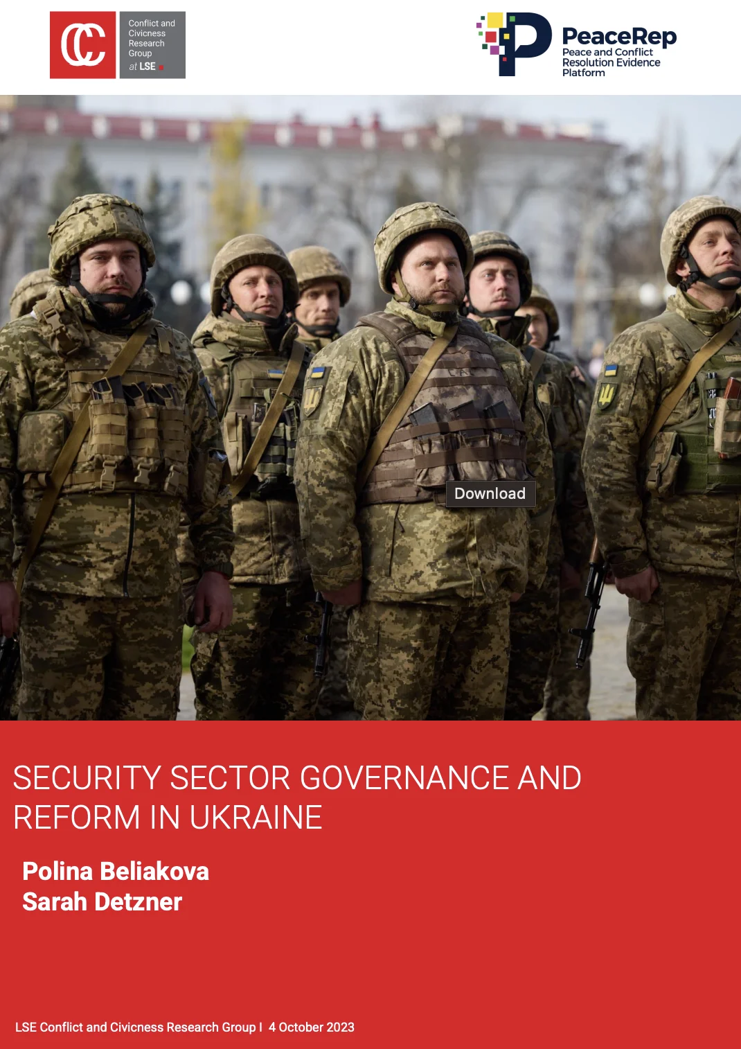 Security Sector Governance and Reform in Ukraine
