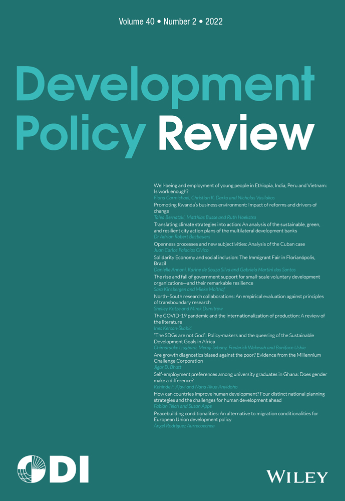 Development Policy Review