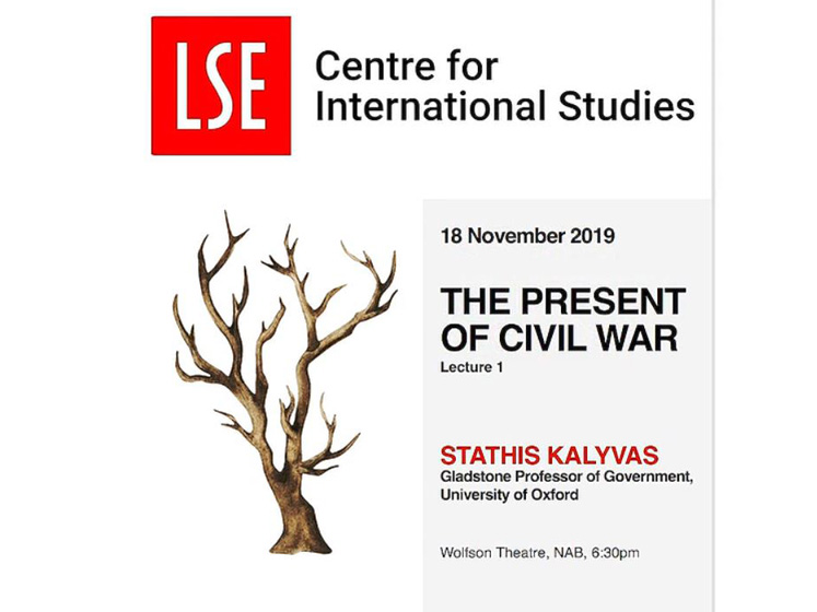 Hedley Bull Lecture 1 2019 - The Present of Civil War by Professor Stathis Kalyvas