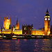 Palace of Westminster at night